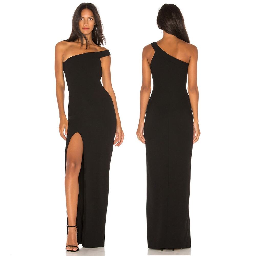 Nookie Mila Gown One Shoulder Formal Party Gala Prom Hoco Evening Bridesmaid XS